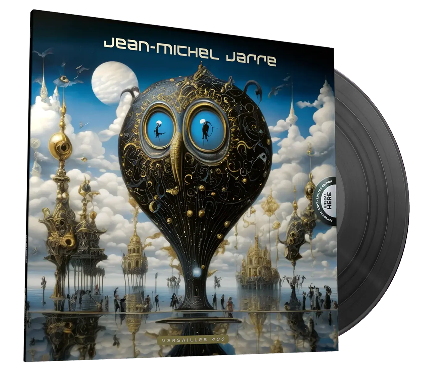 Jean-Michel Jarre vinyl package half open