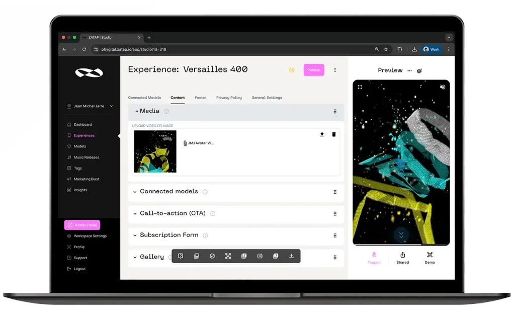 Phygital Studio Dez 25 Laptop Mockup