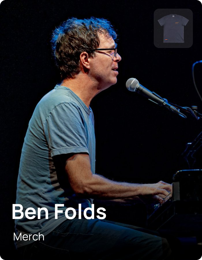 Ben Folds - T-Shirt - powered by ZATAP