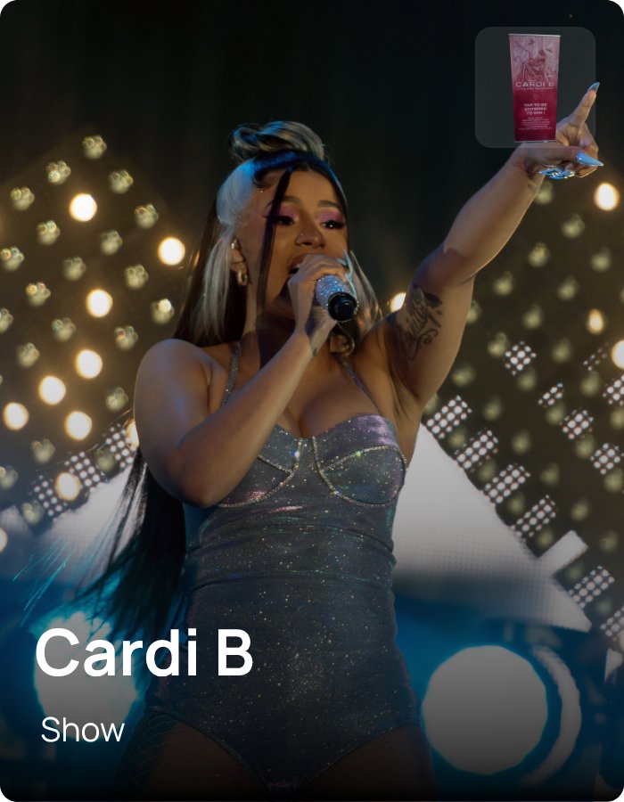 Cardi B - Show - powered by ZATAP