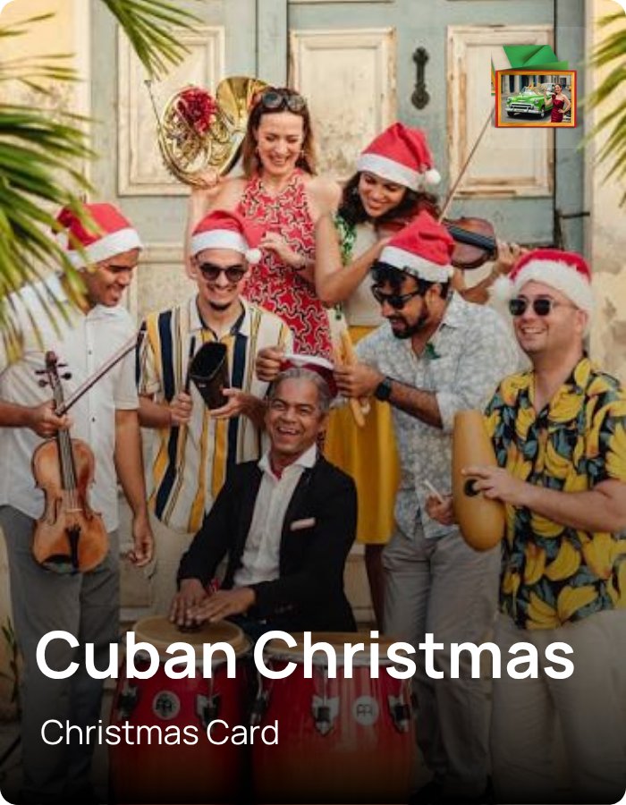 Cuban Christmas - Christmas Card - powered by ZATAP