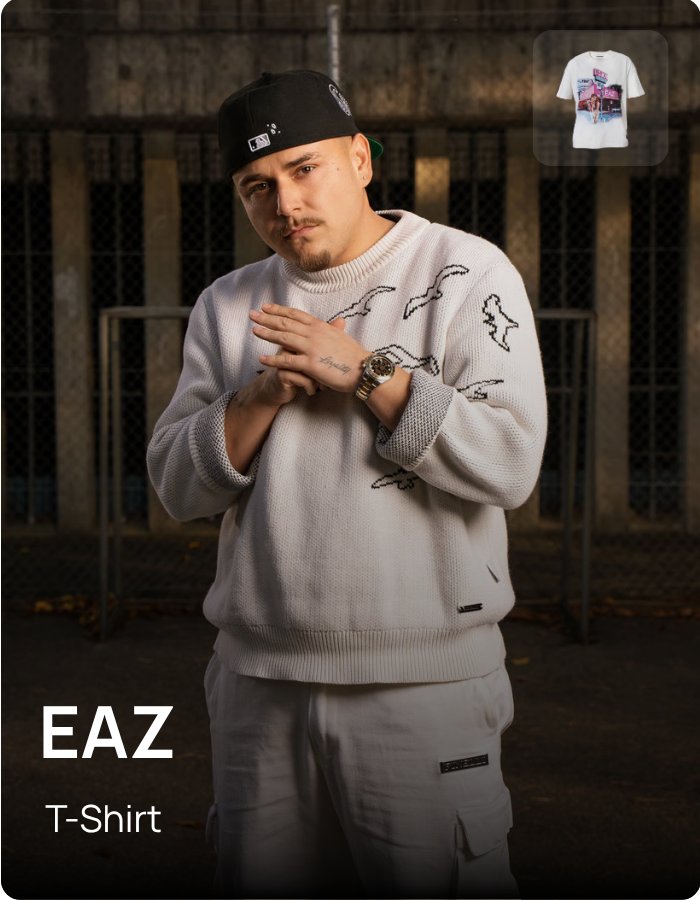 EAZ - T-Shirt - powered by ZATAP