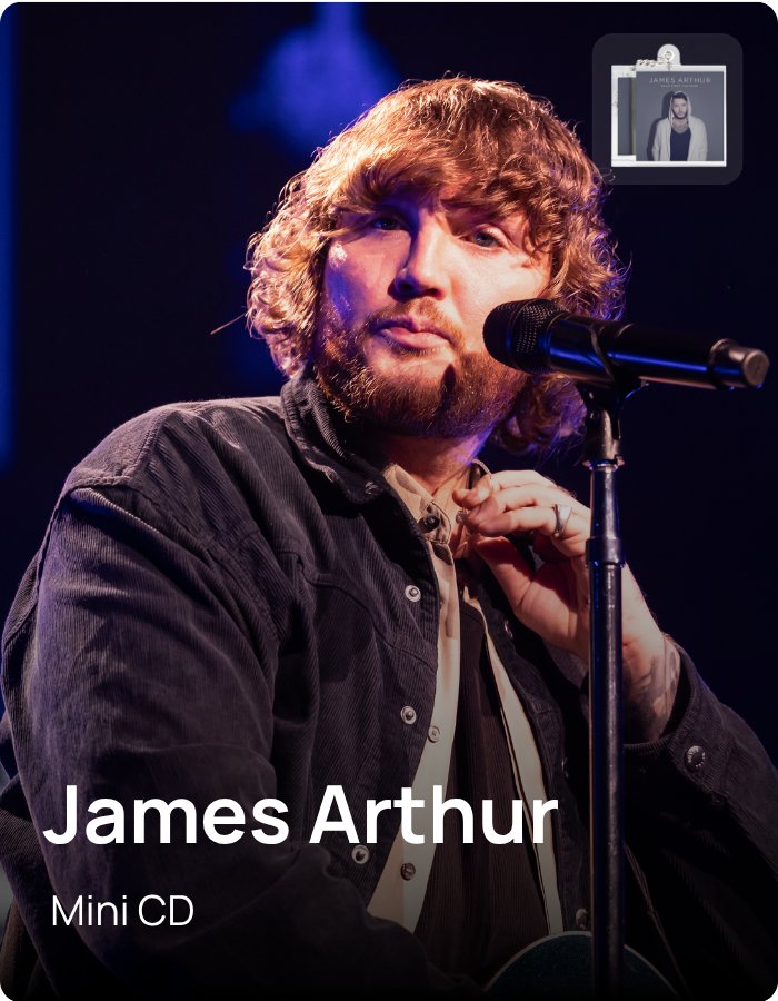 James Arthur - Mini CD - powered by ZATAP
