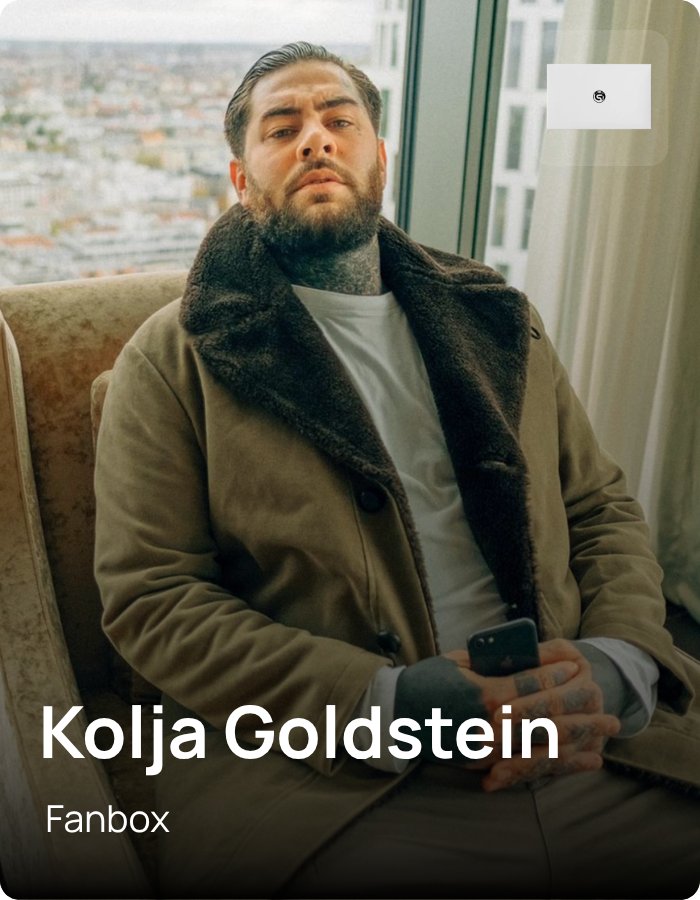 Kolja Goldstein - Fanbox - powered by ZATAP