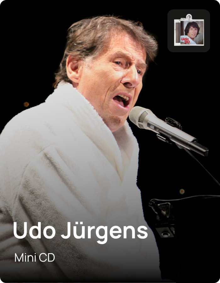 Udo Jurgens - Mini CD - powered by ZATAP
