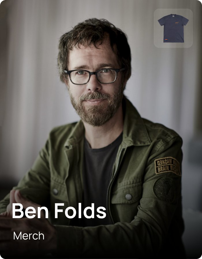 Ben Folds - T-Shirt - powered by ZATAP