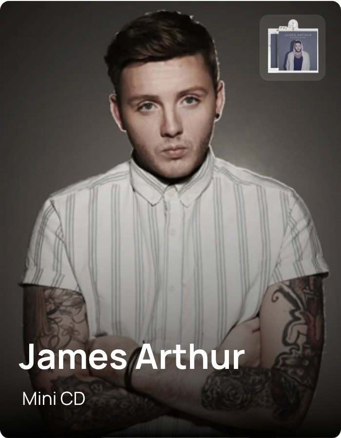 James Arthur - Mini CD - powered by ZATAP