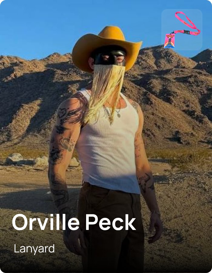 Orville Peck - Lanyard - powered by ZATAP