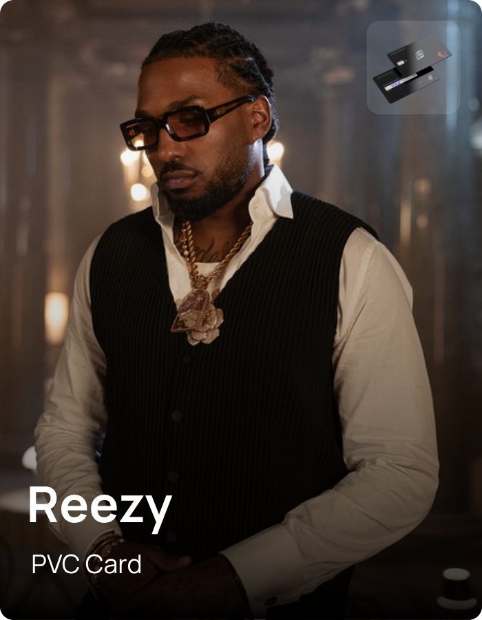 Reezy - PVC Card - powered by ZATAP